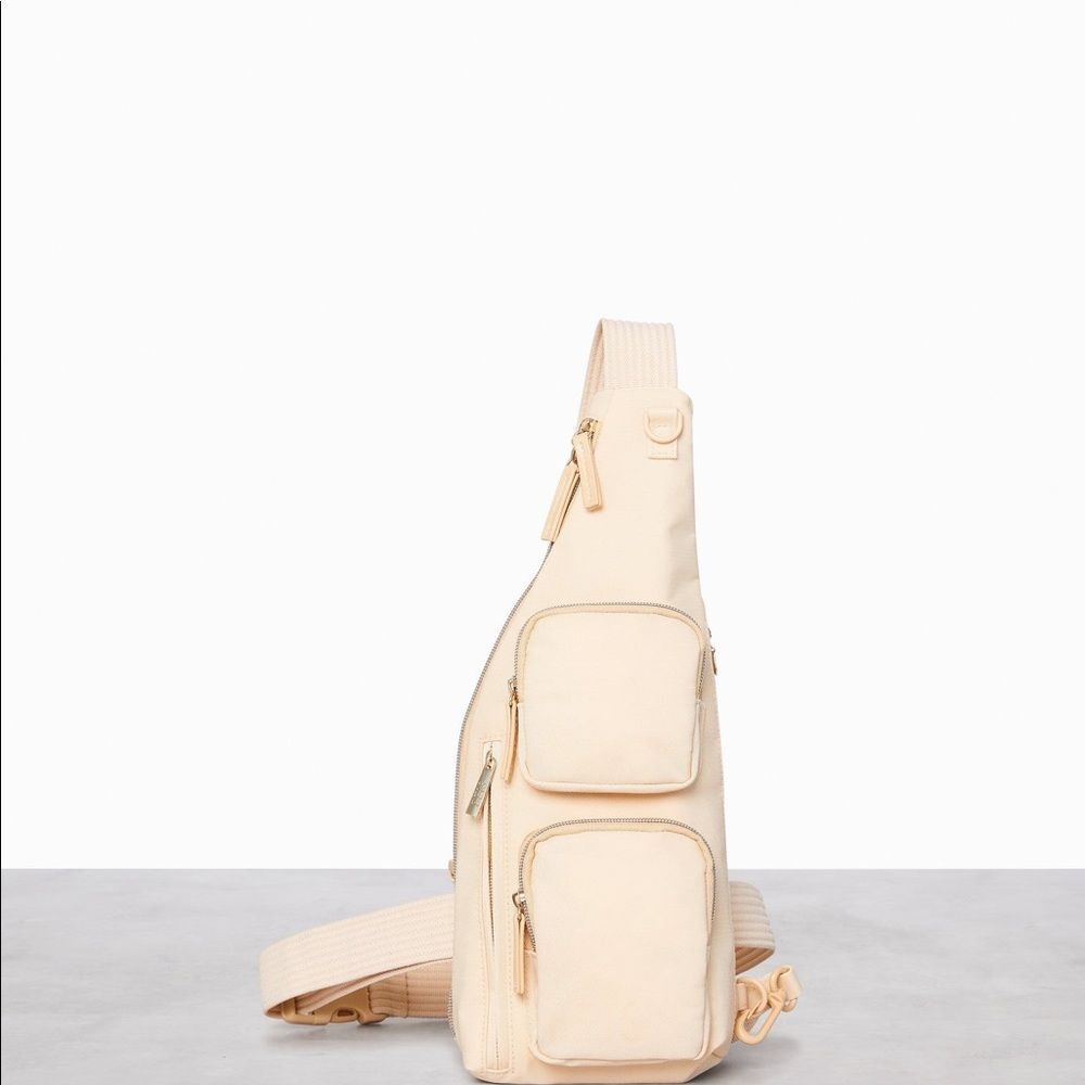 NWT BEIS Survival Sling Bag in Beige